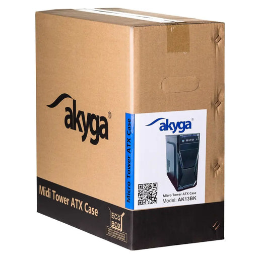 ATX Semi-tower Box Akyga AK13BK Black - Computer casesOBU-OBU<<<CasesOBU<<<ActionPL&&&Компютър Мрежи и