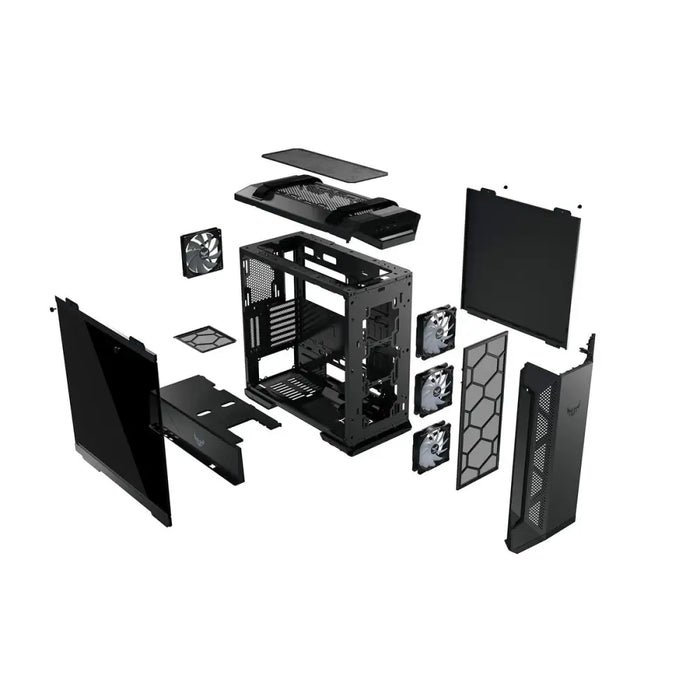 ATX Semi-tower Box Asus TUF Gaming GT501 Black - Компютър Мрежи и компоненти<<<Компютри|