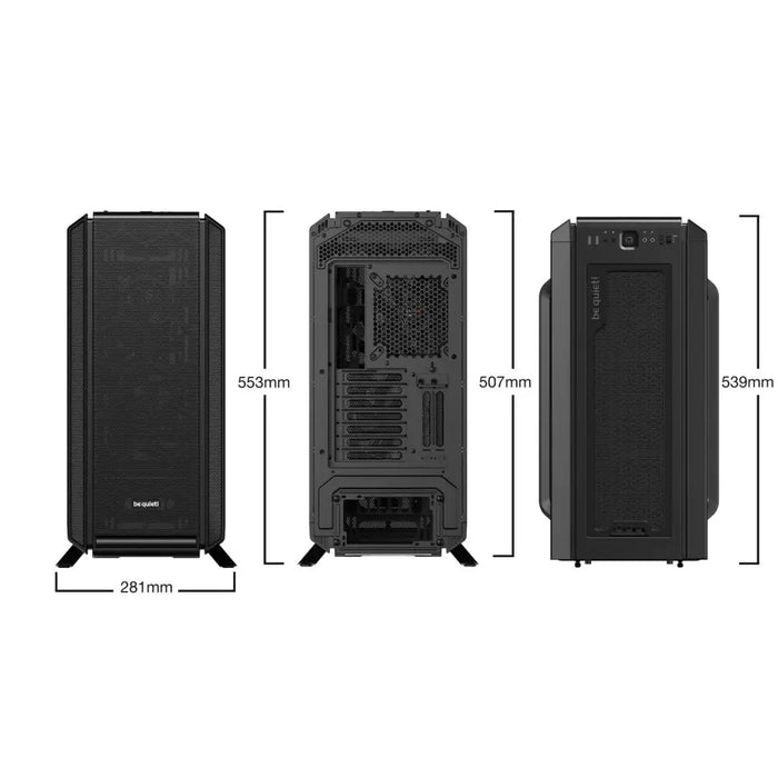 ATX Semi-tower Box Be Quiet! BG039 Black - Компютър Мрежи и компоненти<<<Компютри| Електроника<<<BigBuy&&&Системни