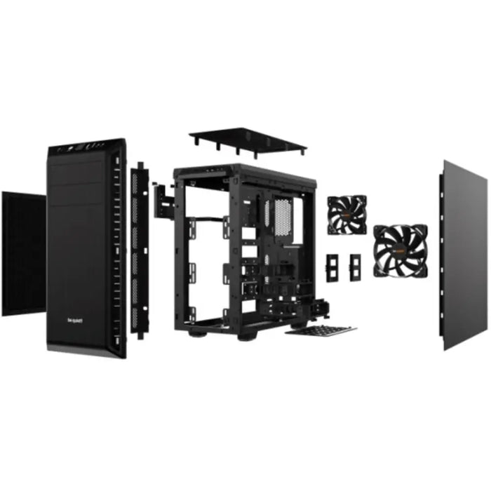 ATX Semi-tower Box Be Quiet! Pure Base 600 Black - Системни Единици<<<Компютър Мрежи и компоненти<<<Компютри|