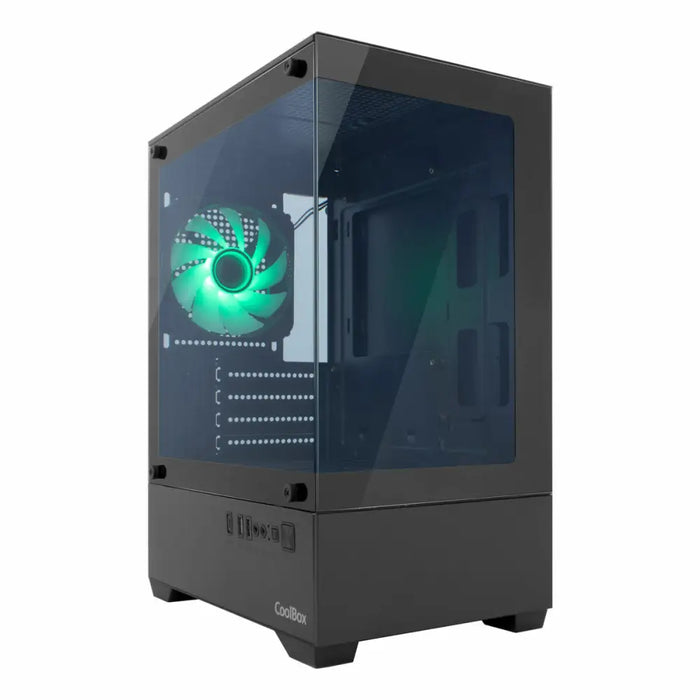 ATX Semi-tower Box CoolBox COO-CHA-GM200B-0 Black Green - Компютър Мрежи и компоненти<<<Компютри|