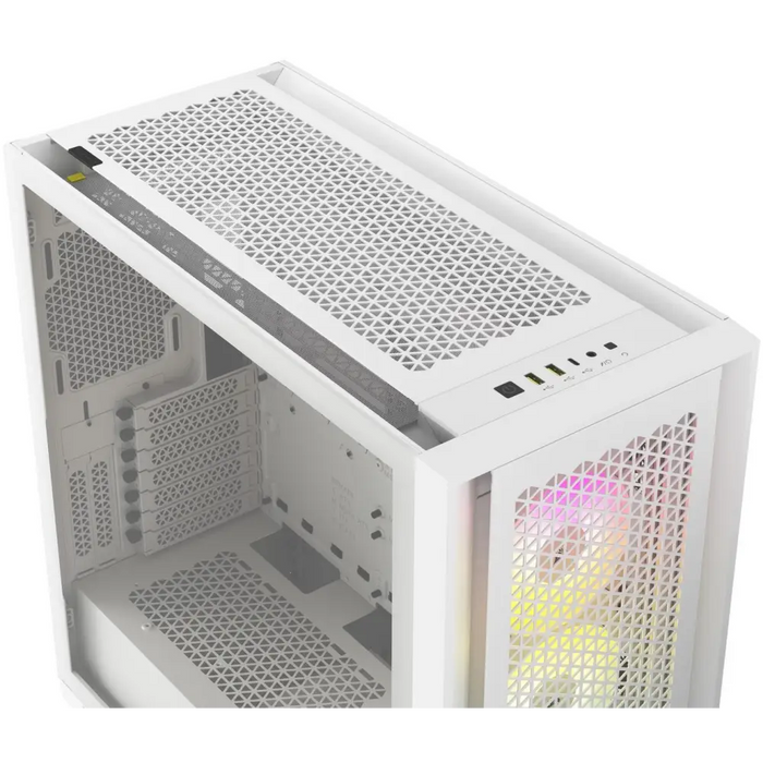 ATX Semi-tower Box Corsair 5000D RGB White Multicolour - Кутии за компютри<<<Компютърни компоненти<<<ValiAPI&&&Computer