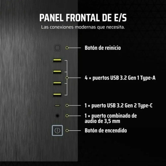 ATX Semi-tower Box Corsair 6500X Black - Компютър Мрежи и компоненти<<<Компютри| Електроника<<<BigBuy&&&Системни