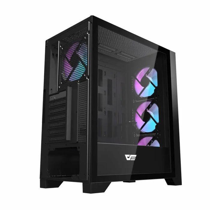 ATX Semi-tower Box DarkFlash DRX70 MESH Black - Компютър Мрежи и компоненти<<<Компютри| Електроника<<<BigBuy&&&Системни