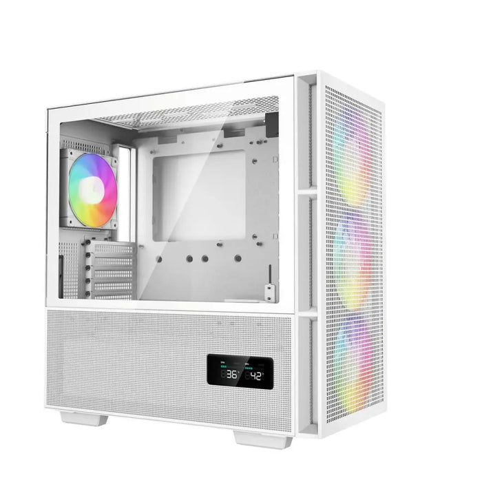 ATX Semi-tower Box DEEPCOOL CH560 DIGITAL WH White Multicolour - Системни Единици<<<Компютър Мрежи и