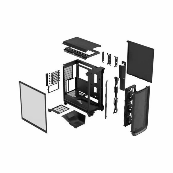 ATX Semi-tower Box Fractal Black - Компютър Мрежи и компоненти<<<Компютри| Електроника<<<BigBuy&&&Системни