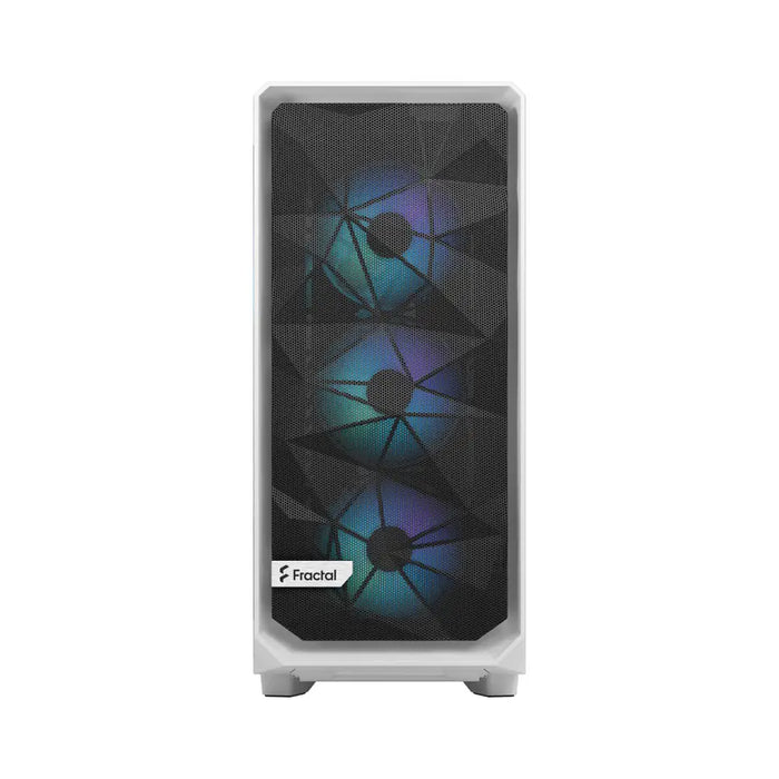 ATX Semi-tower Box Fractal Meshify 2 Compact RGB White - Компютър Мрежи и компоненти<<<Компютри|