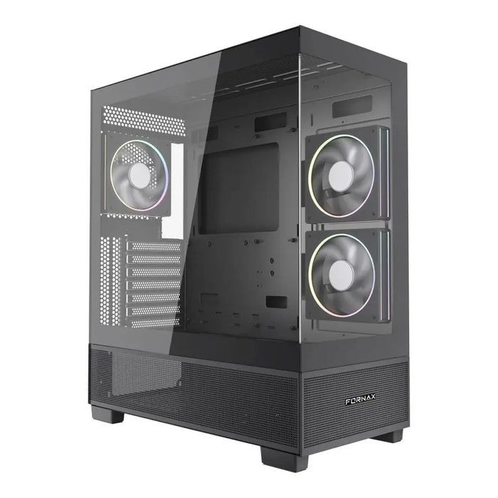 ATX Semi-tower Box GEMBIRD CCC-FC-X550 Black - Системни Единици<<<Компютър Мрежи и компоненти<<<Компютри|