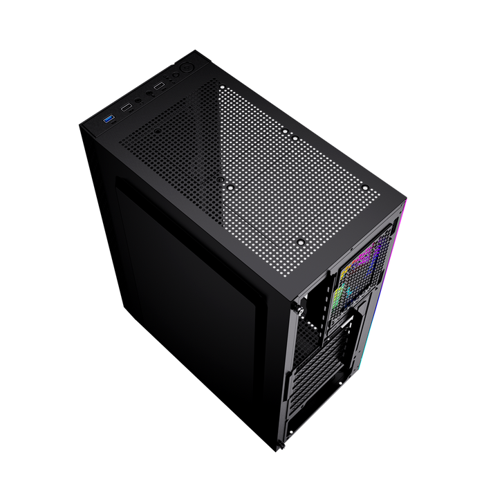 ATX Semi-tower Box GEMBIRD Fornax 2500 ARGB Black Multicolour - Computer casesOBU-OBU<<<CasesOBU<<<ActionPL&&&Компютър