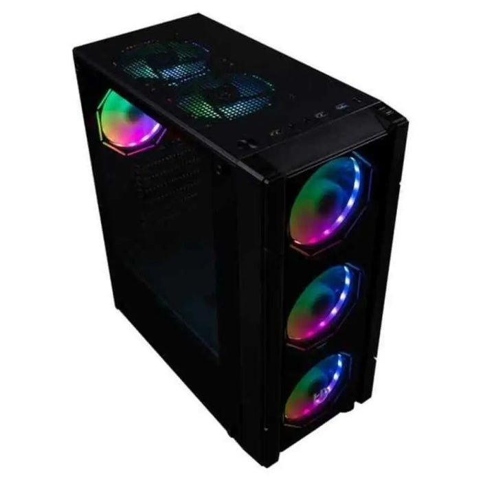 ATX Semi-tower Box Hiditec V30 ARGB Black - Компютър Мрежи и компоненти<<<Компютри| Електроника<<<BigBuy&&&Системни