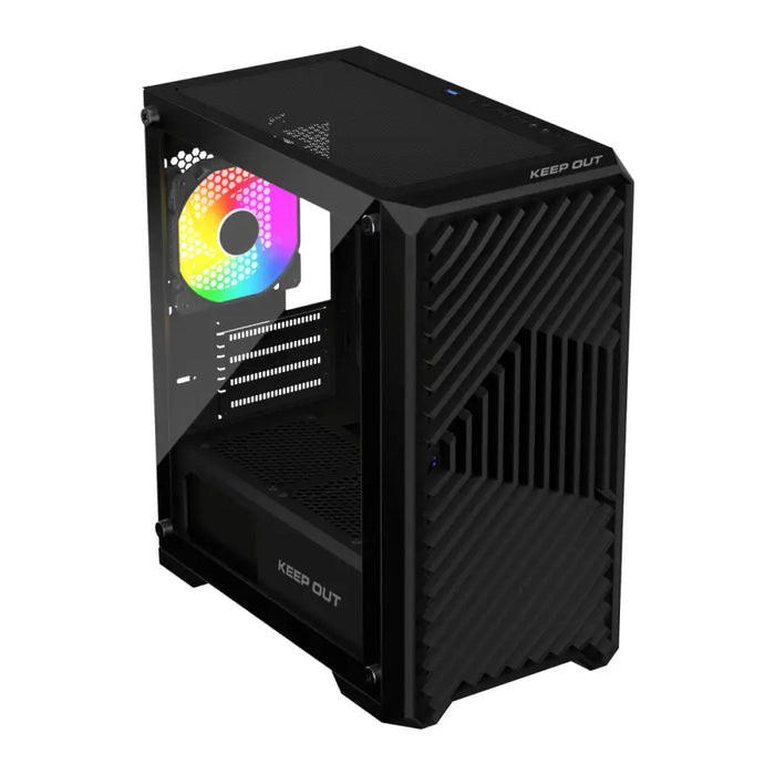 ATX Semi-tower Box KEEP OUT XC-220 ARGB 4FANS Black - Компютър Мрежи и компоненти<<<Компютри|