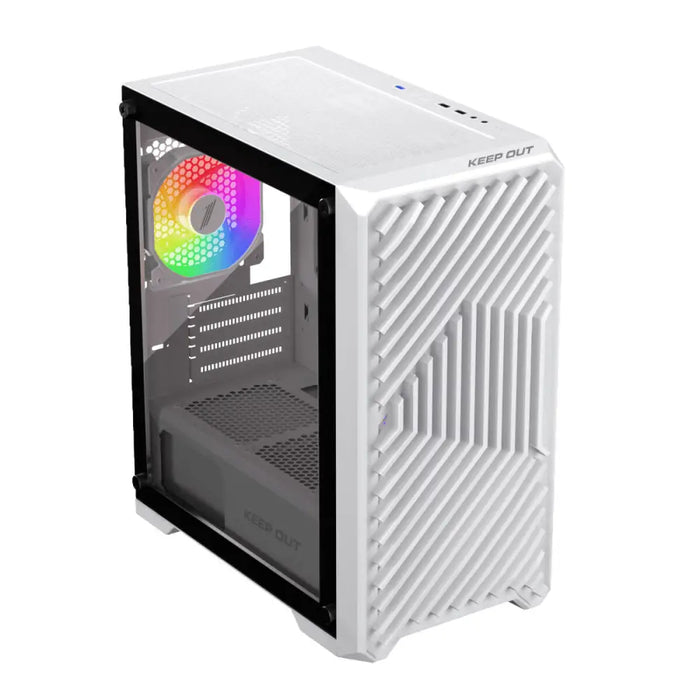 ATX Semi-tower Box KEEP OUT XC-220W White - Компютър Мрежи и компоненти<<<Компютри| Електроника<<<BigBuy&&&Системни