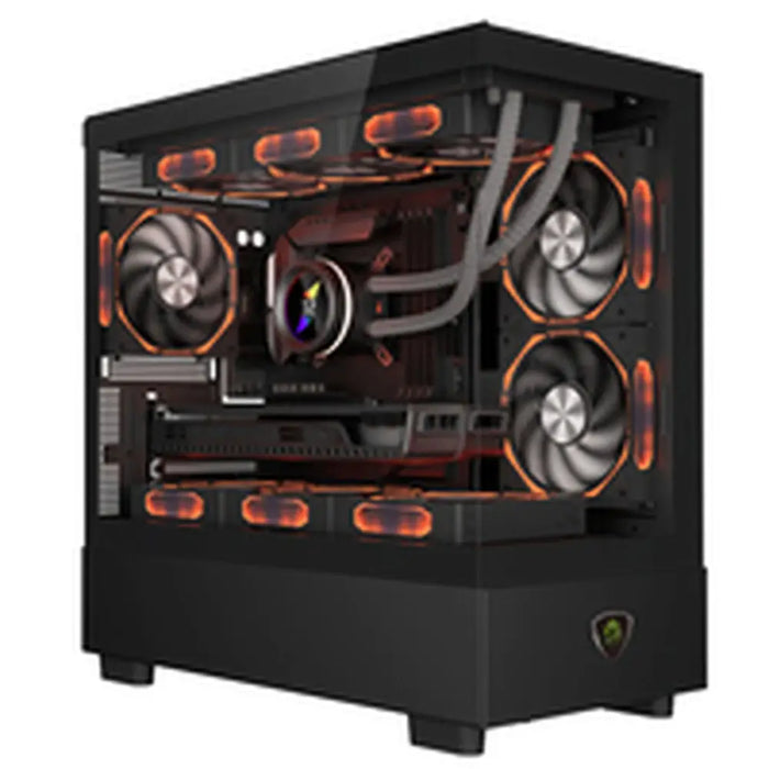 ATX Semi-tower Box KEEP OUT XC-301 GLASS Black - Компютър Мрежи и компоненти<<<Компютри|