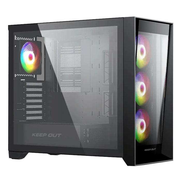 ATX Semi-tower Box KEEP OUT XC-911 PRO MASTER Black - Компютър Мрежи и компоненти<<<Компютри|