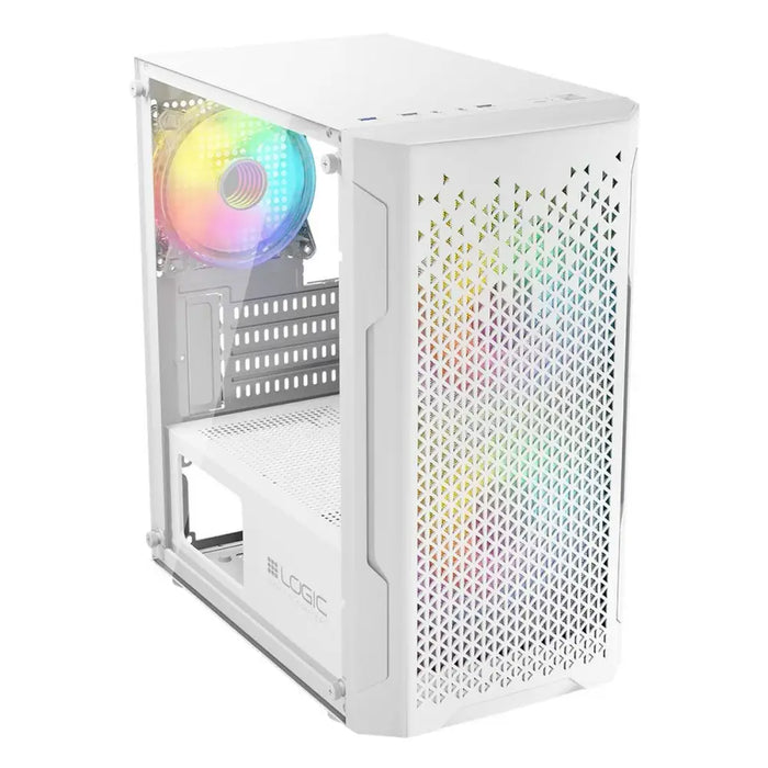 ATX Semi-tower Box Logic ARAMIS ARGB White - Системни Единици<<<Компютър Мрежи и компоненти<<<Компютри|