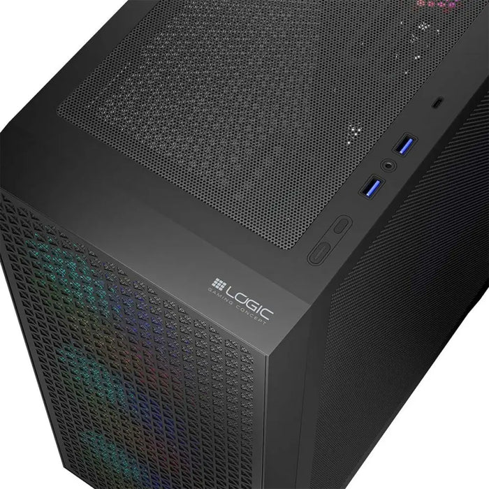 ATX Semi-tower Box Logic AT-DART-PRO-ARGB-10 Black - Системни Единици<<<Компютър Мрежи и компоненти<<<Компютри|