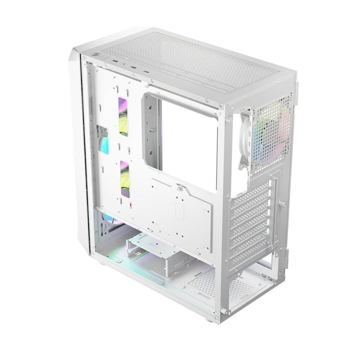 ATX Semi-tower Box Logic PORTOS ARGB White Black - Системни Единици<<<Компютър Мрежи и компоненти<<<Компютри|