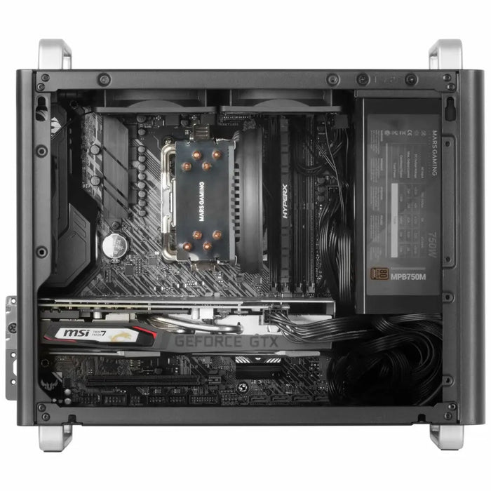ATX Semi-tower Box Mars Gaming MCELITE Black - Системни Единици<<<Компютър Мрежи и компоненти<<<Компютри|