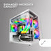 ATX Semi-tower Box Mars Gaming MCVIEWW White - Компютър Мрежи и компоненти<<<Компютри| Електроника<<<BigBuy&&&Системни