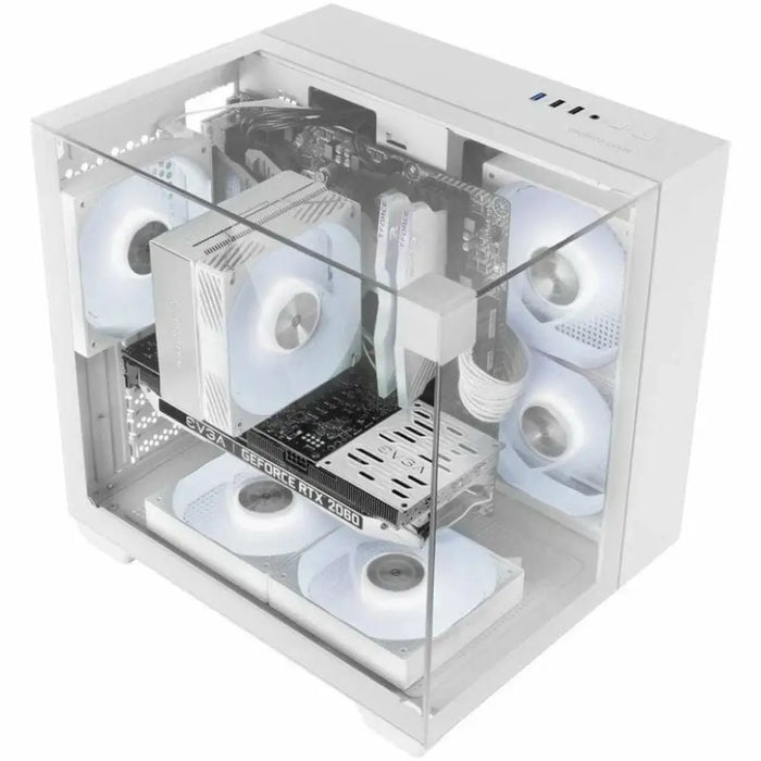 ATX Semi-tower Box Mars Gaming MCVISIONMW White - Компютър Мрежи и компоненти<<<Компютри|