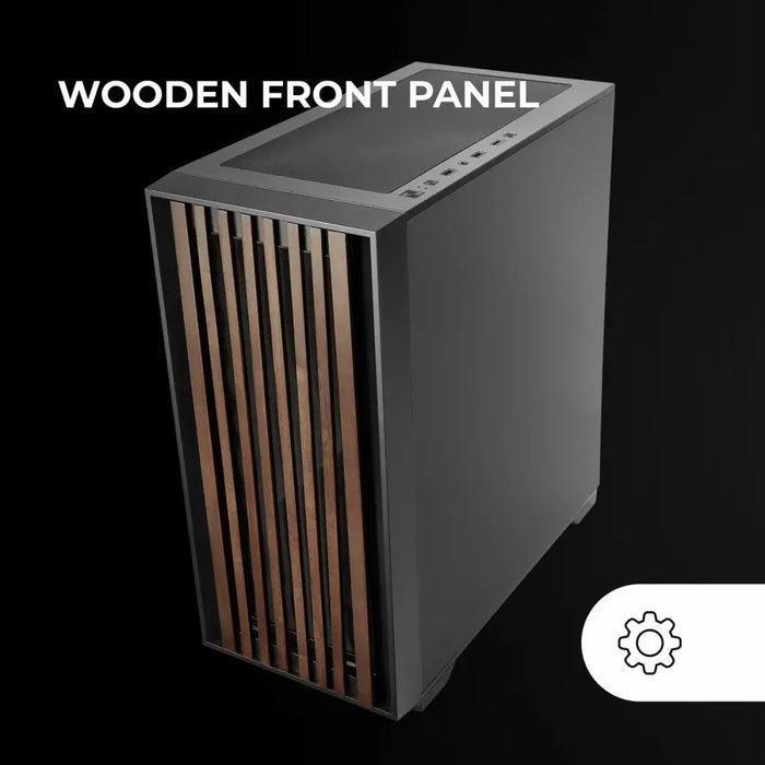 ATX Semi-tower Box Mars Gaming MCWOODDC Black - Компютър Мрежи и компоненти<<<Компютри| Електроника<<<BigBuy&&&Системни
