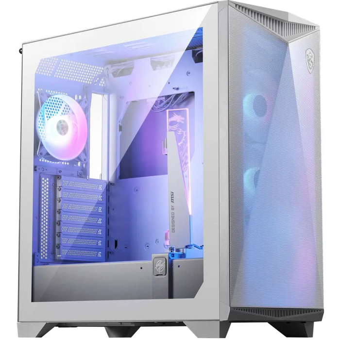 ATX Semi-tower Box MSI 306-7G21W21-W57 White Multicolour - Computer casesOBU-OBU<<<CasesOBU<<<ActionPL&&&Компютър Мрежи