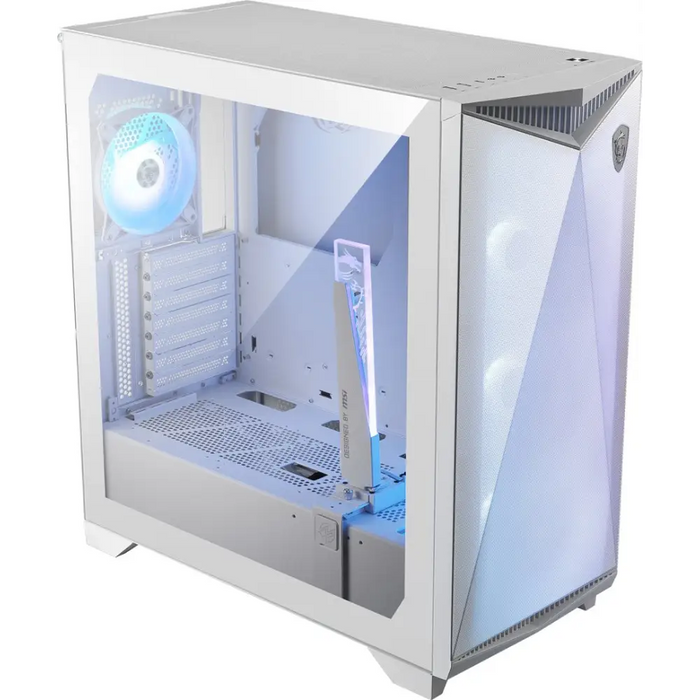 ATX Semi-tower Box MSI 306-7G21W21-W57 White Multicolour - Computer casesOBU-OBU<<<CasesOBU<<<ActionPL&&&Компютър Мрежи