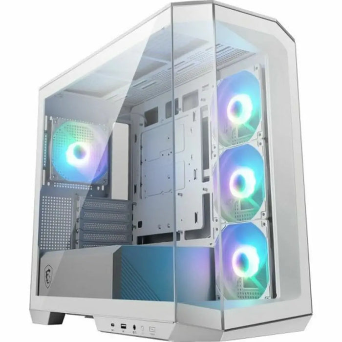 ATX Semi-tower Box MSI MAG PANO M100R PZ White - Компютър Мрежи и компоненти<<<Компютри|
