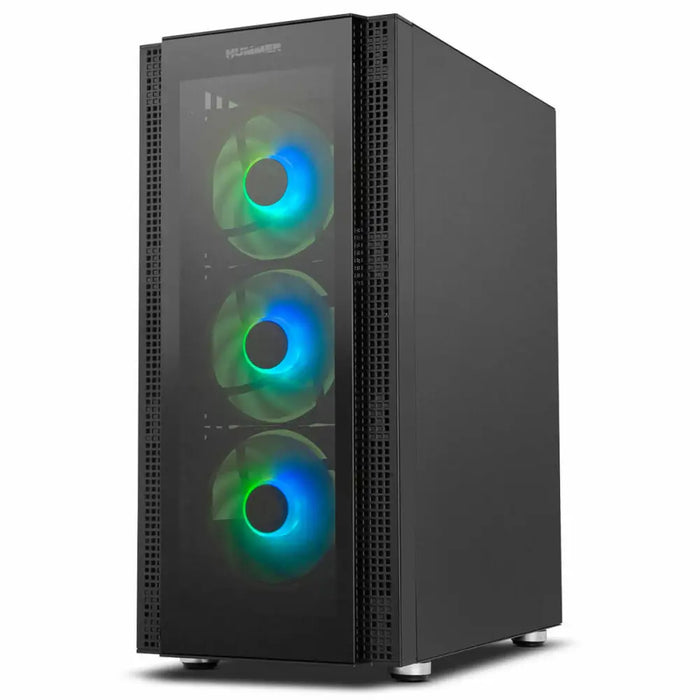 ATX Semi-tower Box Nox-Xtreme Hummer Horus Black E-ATX - Компютър Мрежи и компоненти<<<Компютри|