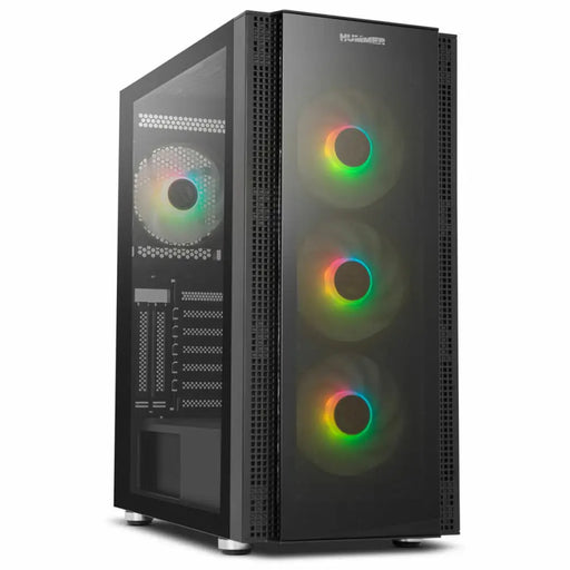 ATX Semi-tower Box Nox-Xtreme Hummer Horus Black E-ATX - Компютър Мрежи и компоненти<<<Компютри|