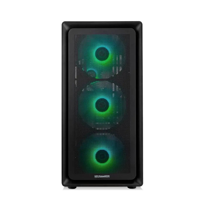 ATX Semi-tower Box Nox-Xtreme NXHUMMERAEROBK Black - Компютър Мрежи и компоненти<<<Компютри|