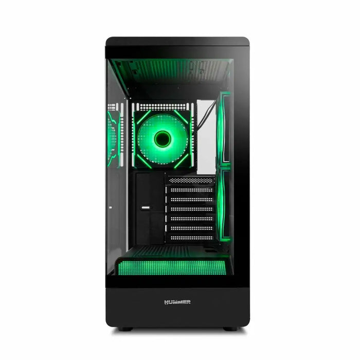 ATX Semi-tower Box Nox-Xtreme NXHUMMERSIGNALBK Black - Компютър Мрежи и компоненти<<<Компютри|