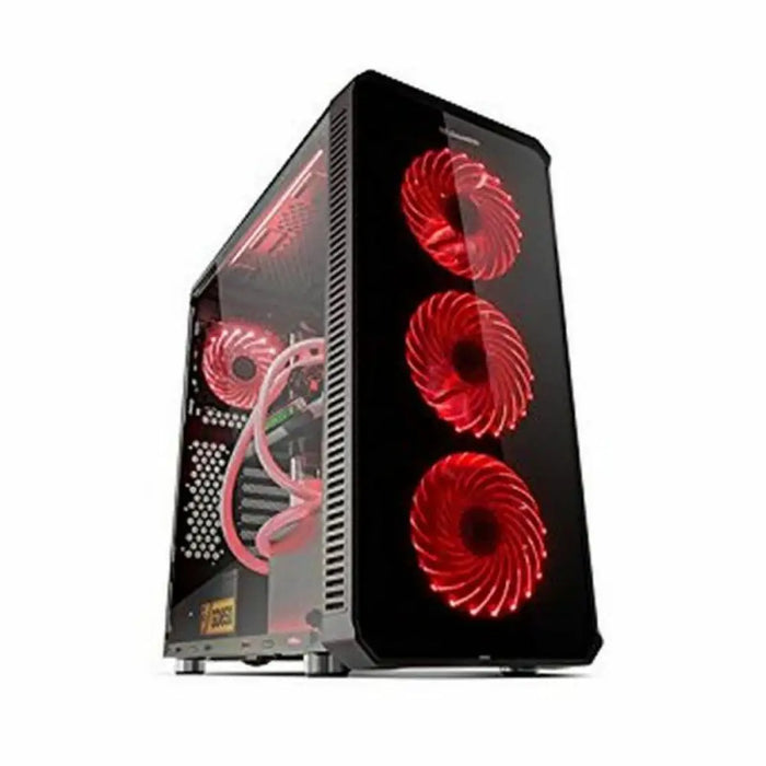ATX Semi-tower Box Nox-Xtreme NXHUMMERTGX Black - Компютър Мрежи и компоненти<<<Компютри|