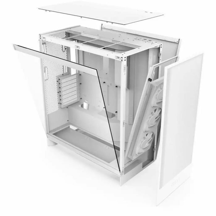 ATX Semi-tower Box NZXT H7 Flow Midi White - Системни Единици<<<Компютър Мрежи и компоненти<<<Компютри|