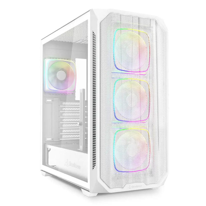 ATX Semi-tower Box Sharkoon AK5M RGB White - Компютър Мрежи и компоненти<<<Компютри| Електроника<<<BigBuy&&&Системни