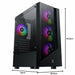 ATX Semi-tower Box XIGMATEK Duke Black - Компютър Мрежи и компоненти<<<Компютри| Електроника<<<BigBuy&&&Системни