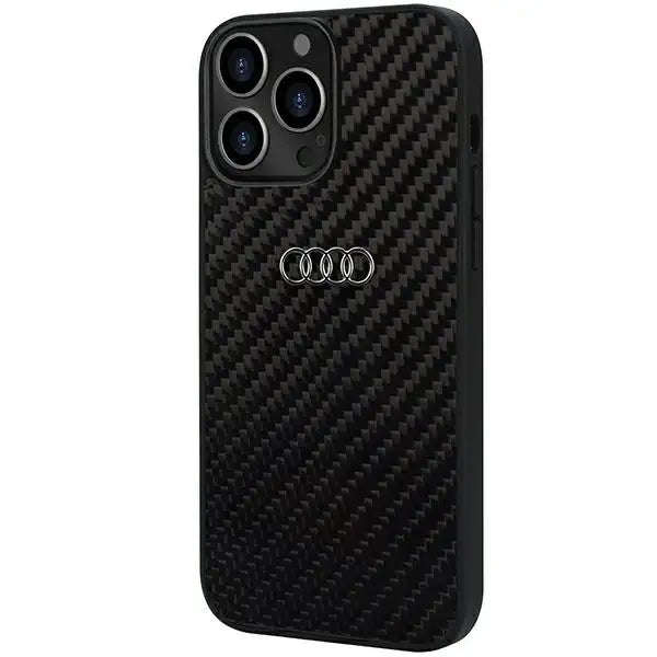 Audi Carbon Fiber iPhone 13 Pro / 13 6.1’’ black/black hardcase AU-TPUPCIP13P-R8/D2-BK - Cell phone cases
