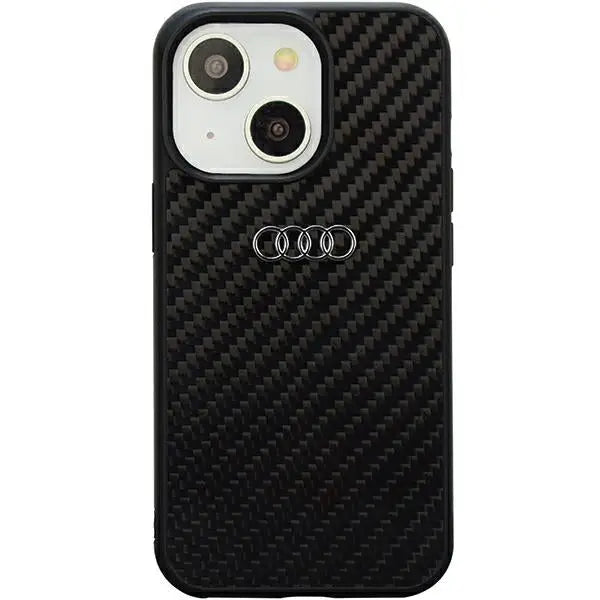 Audi Carbon Fiber iPhone 14 6.1’’ black/black hardcase AU-TPUPPCIP14-R8/D2-BK - Cell phone cases and covers<<<HurtelXML