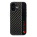 Audi Carbon Fiber Stripe Case for iPhone 16 6.1’’ - Black - Cell phone cases and covers<<<HurtelXML