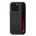 Audi Carbon Fiber Stripe iPhone 16 Pro 6.3’’ black/black hardcase AUS-TPUPCIP16P-R8/D1-BK - Cell phone cases