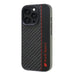 Audi Carbon Fiber Stripe iPhone 16 Pro 6.3’’ black/black hardcase AUS-TPUPCIP16P-R8/D1-BK - Cell phone cases