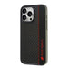 Audi Carbon Fiber Stripe iPhone 16 Pro Max 6.9’’ black hardcase AUS-TPUPCIP16PM-R8/D1-BK - Cell phone cases