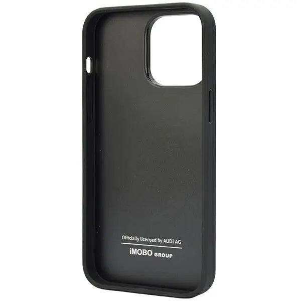 Audi Genuine Leather case for iPhone 14 Pro Max 6.7’’ - black AU-TPUPCIP14PM-Q8/D1-BK - Cell phone cases