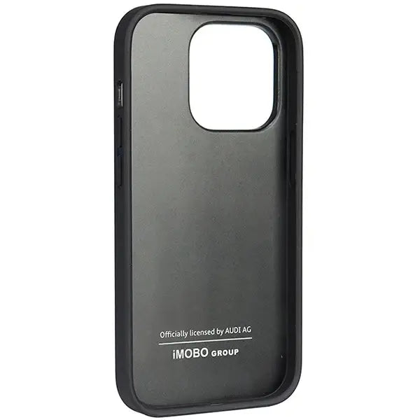 Audi Genuine Leather iPhone 14 Pro 6.1’’ black/black hardcase AU-TPUPPCIP14P-Q8/D1-BK - Cell phone cases