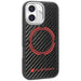 Audi RSQ Carbon Fiber Sport Red Circle MagSafe Case for iPhone 17 - Black - Cell phone cases and covers<<<HurtelXML