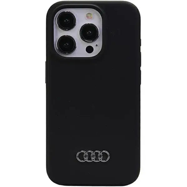 Audi Silicone Case for iPhone 15 Pro - black - Cell phone cases and covers<<<HurtelXML