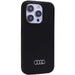 Audi Silicone Case for iPhone 15 Pro Max - black - Cell phone cases and covers<<<HurtelXML