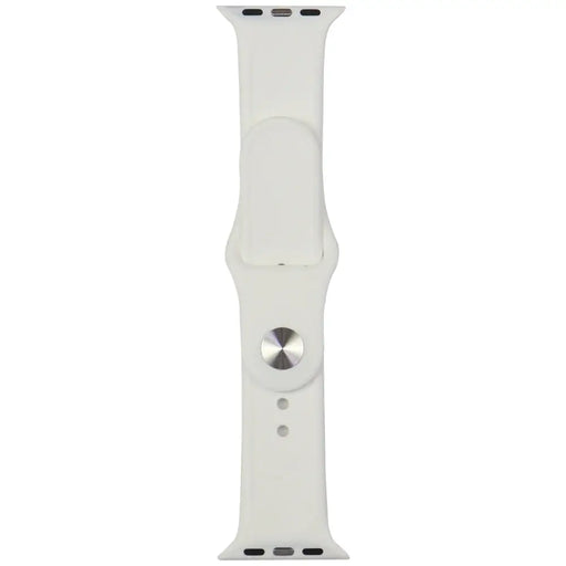 Audi Sport Red Logo Silicone Watch Strap for Apple Watch 40 / 41 / 42 mm - white - Other cell phone