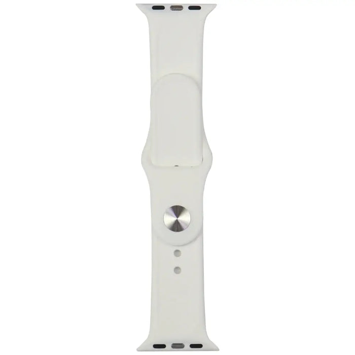 Audi Sport Red Logo Silicone Watch Strap for Apple Watch 40 / 41 / 42 mm - white - Other cell phone