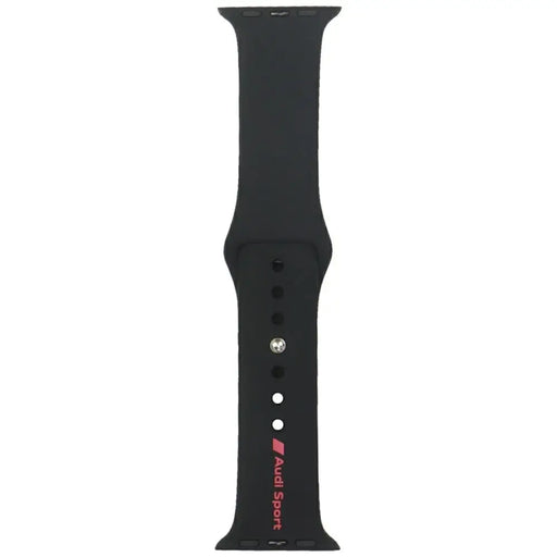 Audi Sport Red Logo Silicone Watch Strap for Apple Watch 40 / 41 / 42 mm - black - Other cell phone